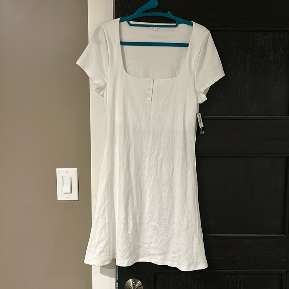 SKIN
Pearle pointelle-knit organic cotton nightdress NWT